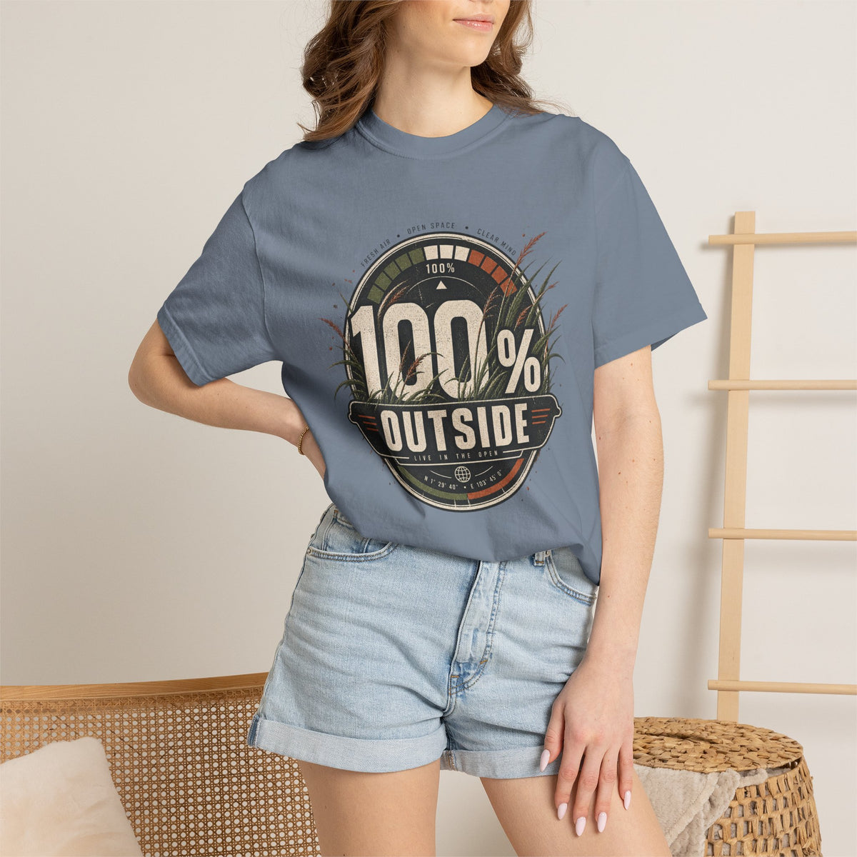 100% Outside | Heavyweight Graphic T-Shirt