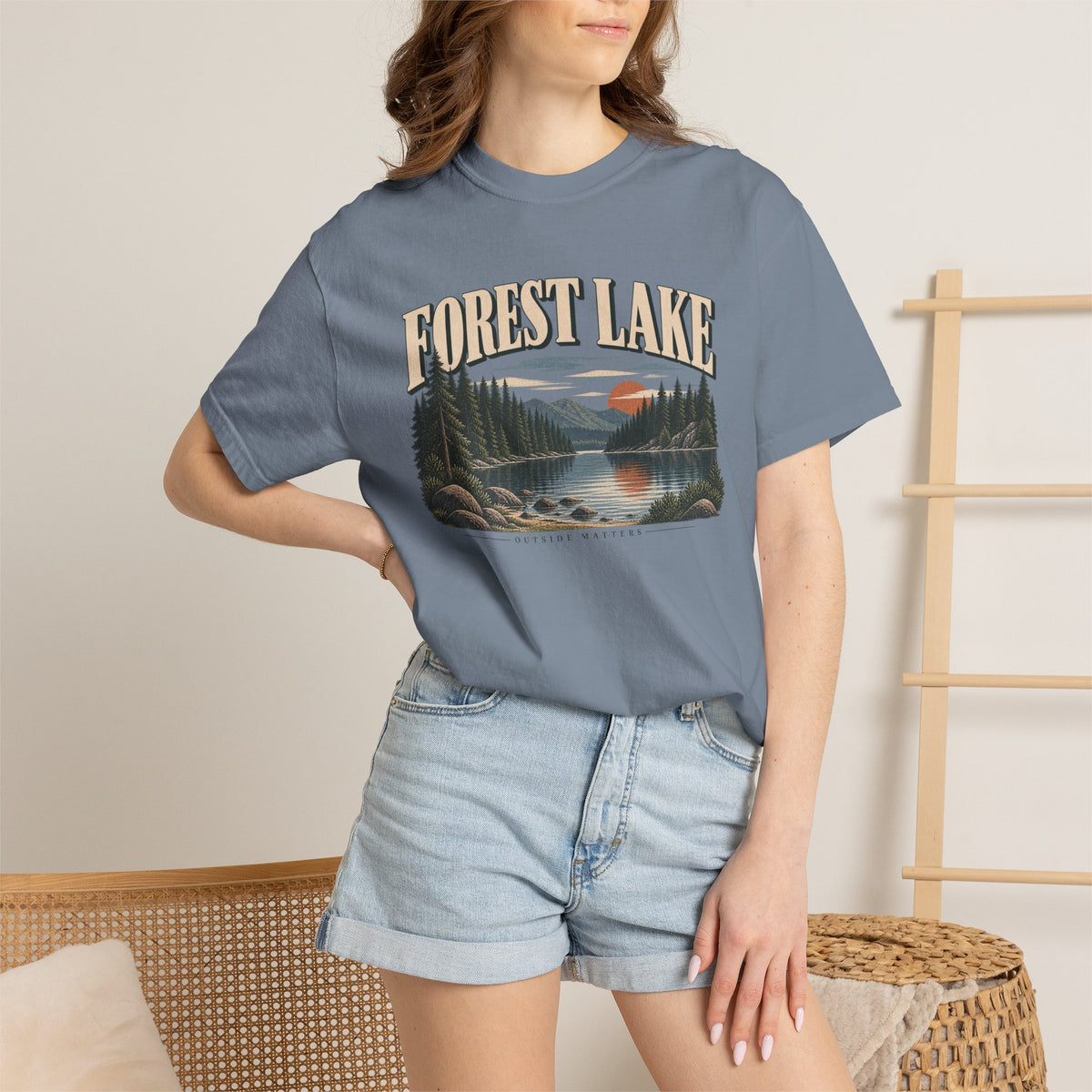 Forest Lake | Heavyweight Graphic T-Shirt