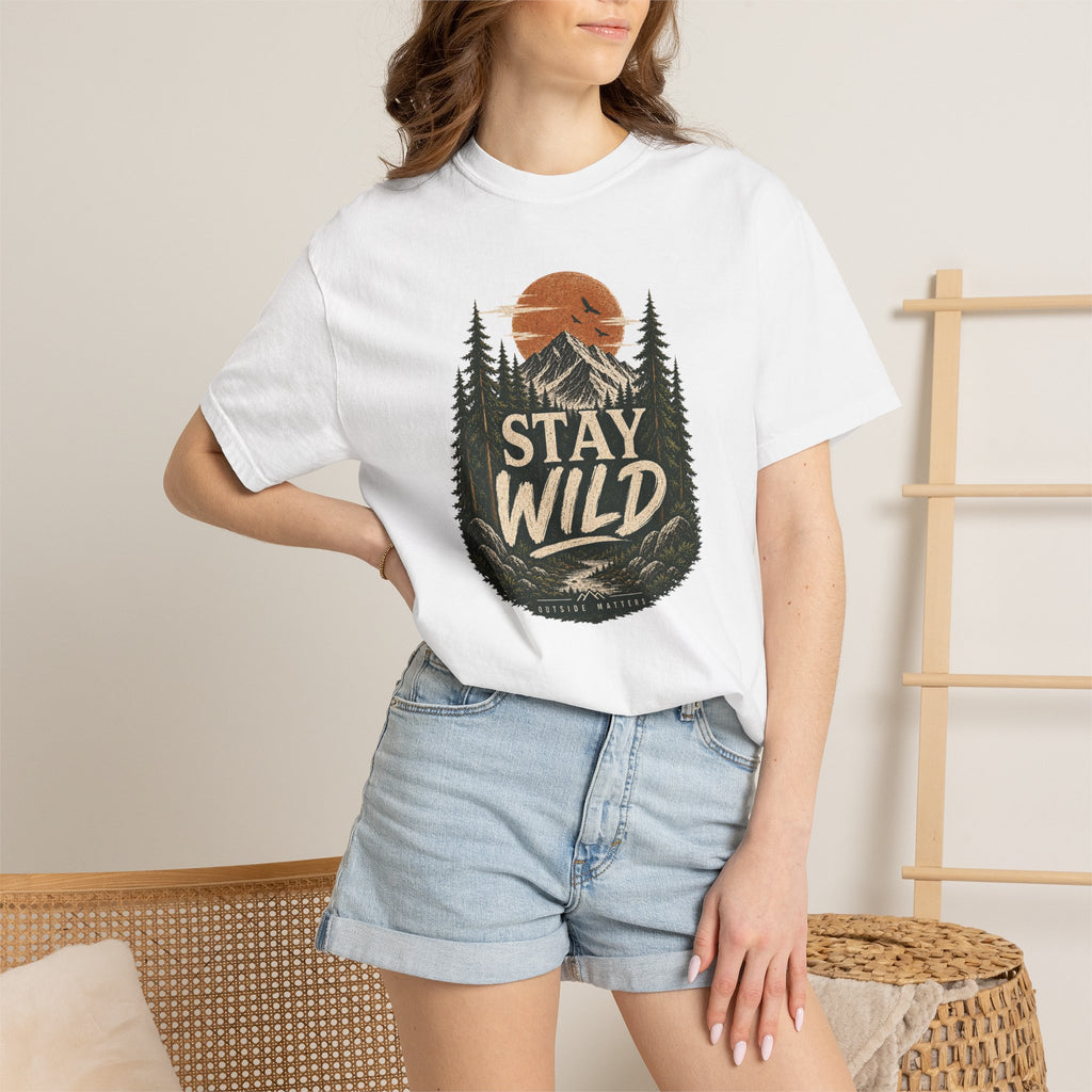 Stay Wild | Heavyweight Graphic T-Shirt
