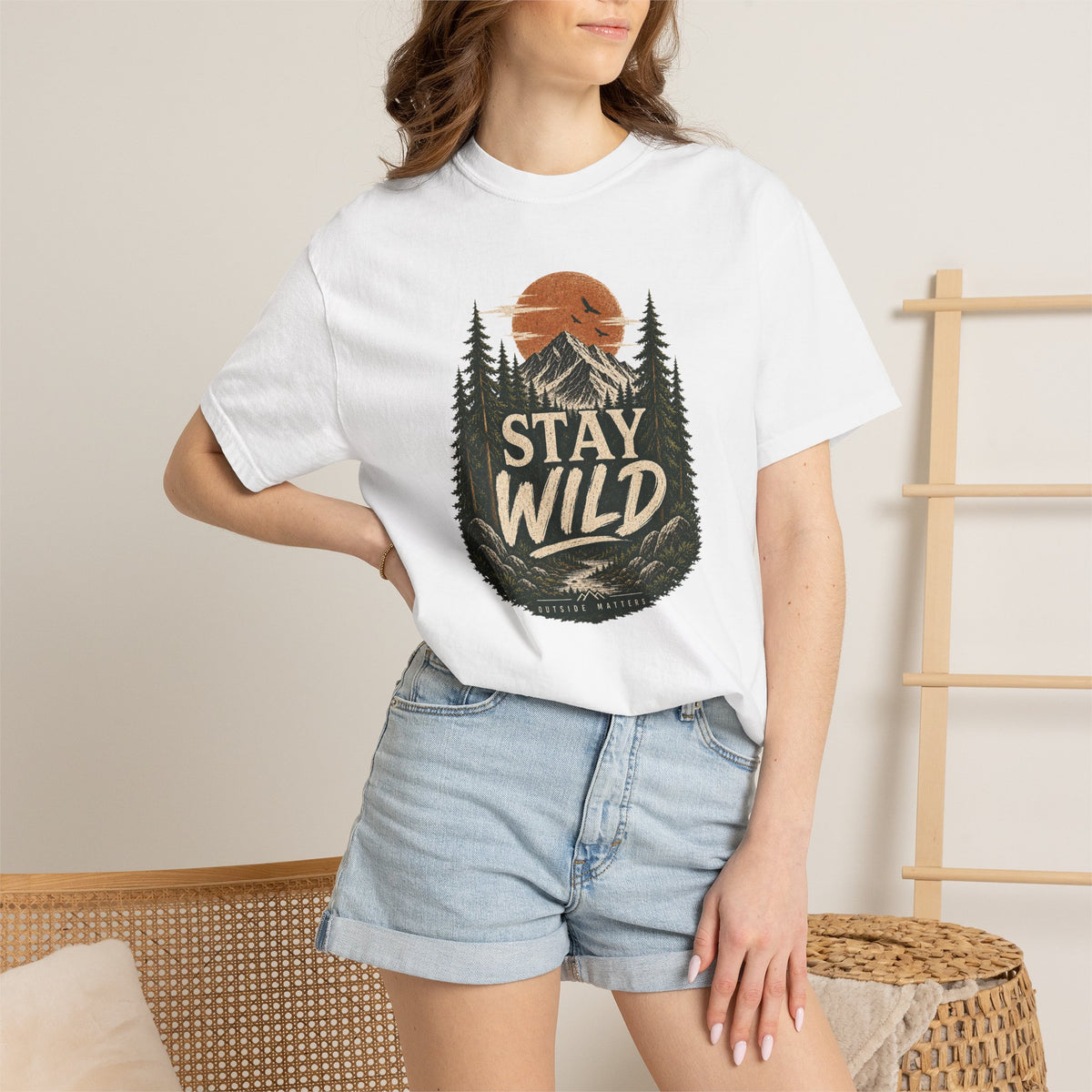 Stay Wild | Heavyweight Graphic T-Shirt