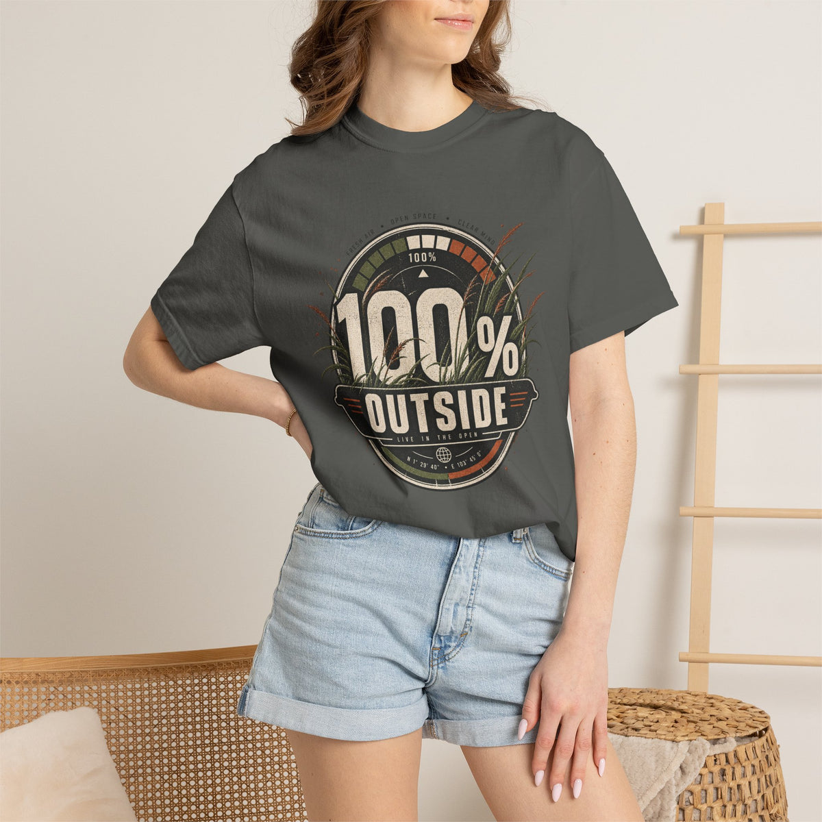 100% Outside | Heavyweight Graphic T-Shirt