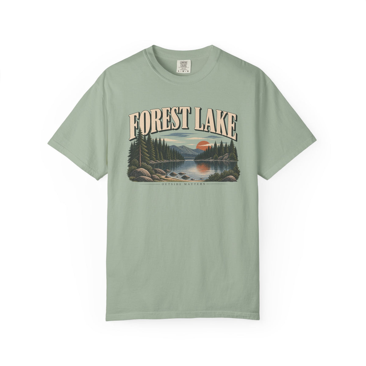 Forest Lake | Heavyweight Graphic T-Shirt