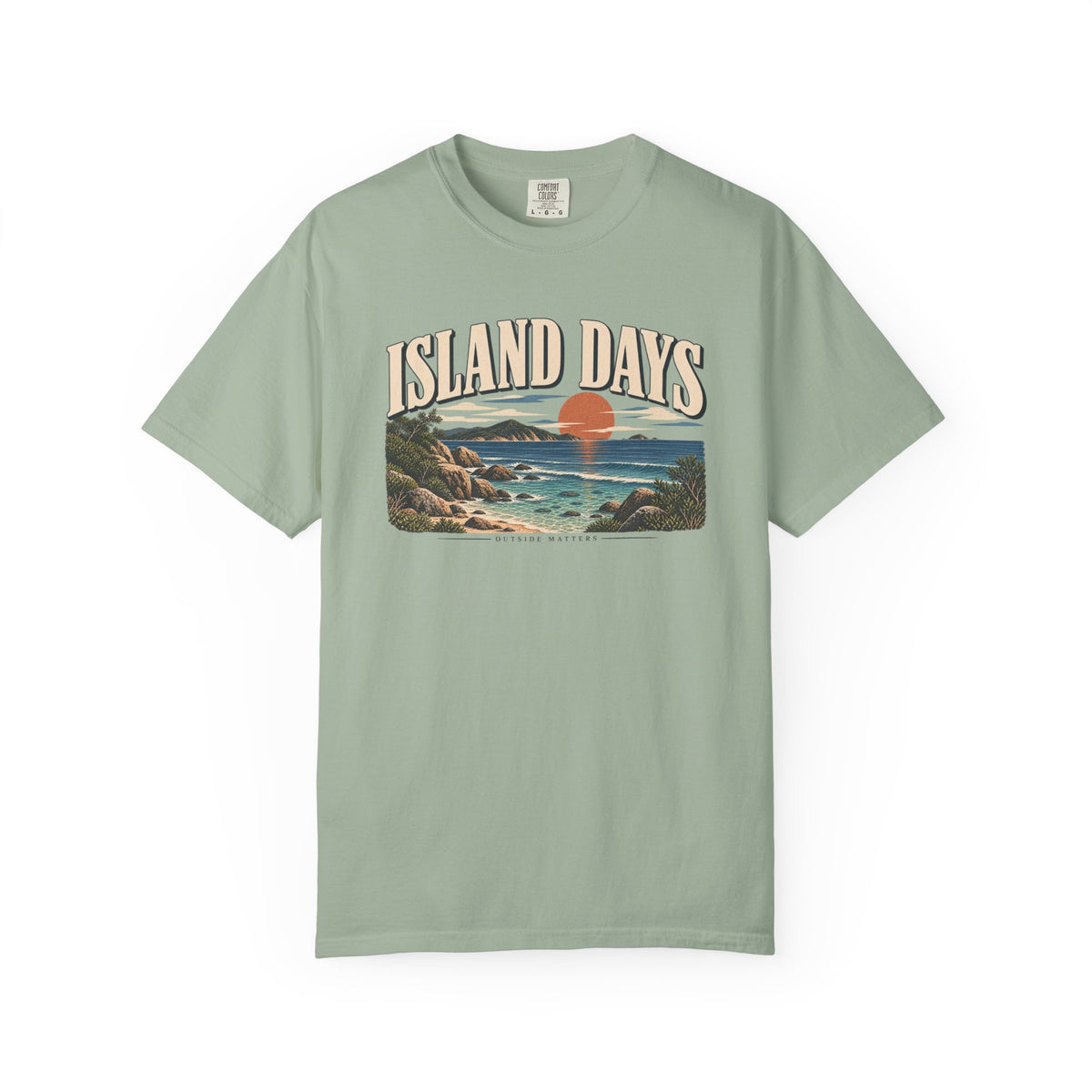 Island Days | Heavyweight Graphic T-Shirt