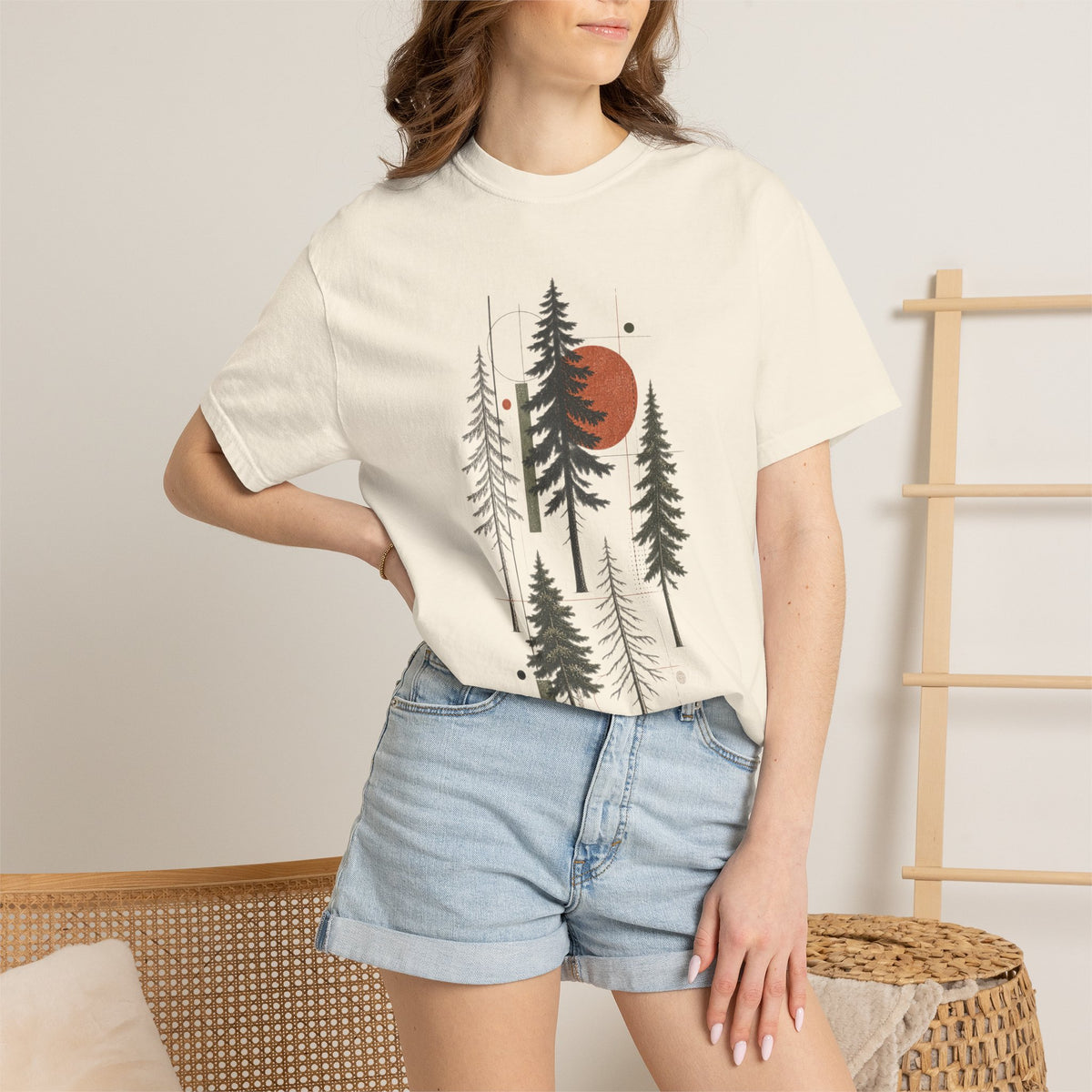 Sunset Pines | Heavyweight Graphic T-Shirt