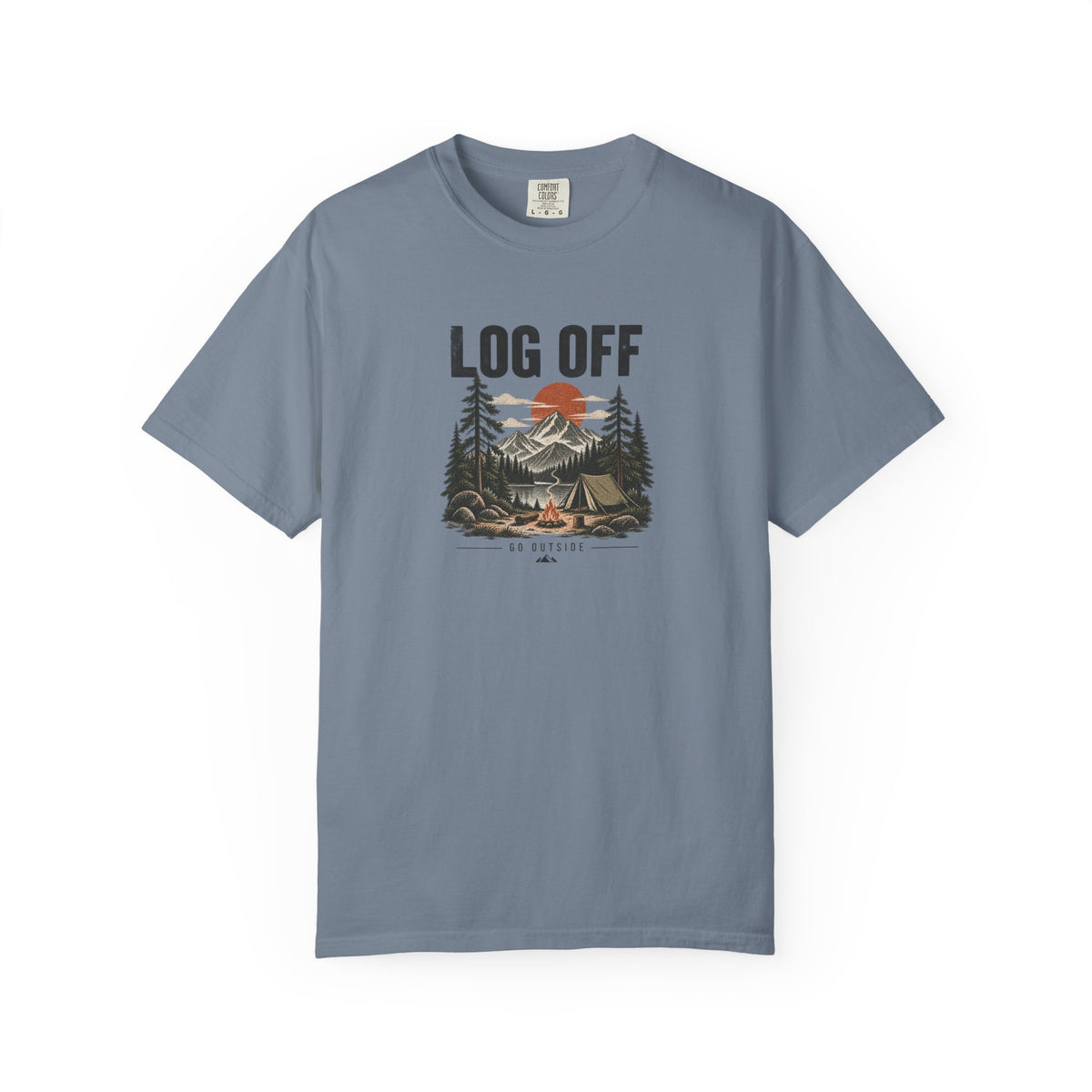 Log Off | Heavyweight Graphic T-Shirt