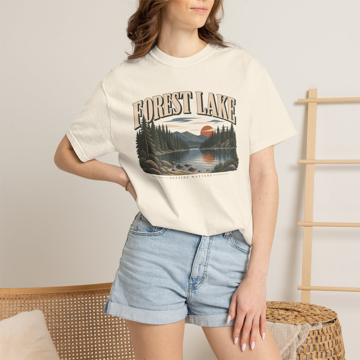 Forest Lake | Heavyweight Graphic T-Shirt