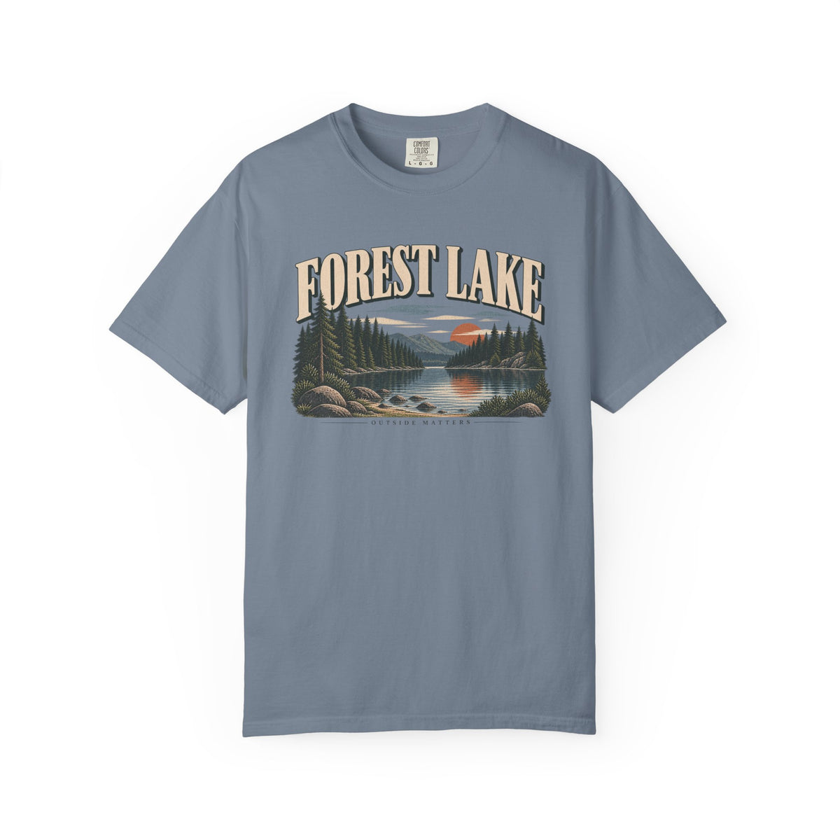 Forest Lake | Heavyweight Graphic T-Shirt