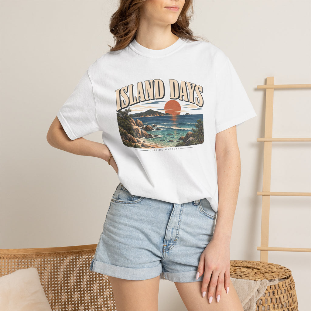 Island Days | Heavyweight Graphic T-Shirt