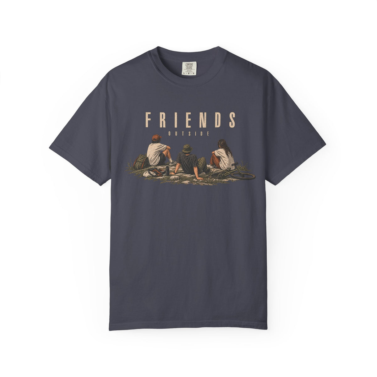 Friends Outside | Heavyweight Graphic T-Shirt