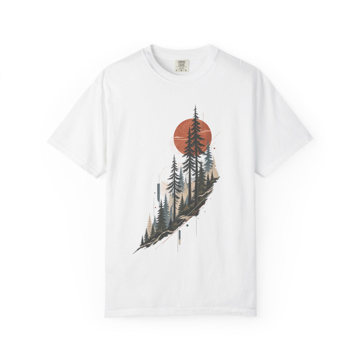 Forest Abstract | Heavyweight Graphic T-Shirt