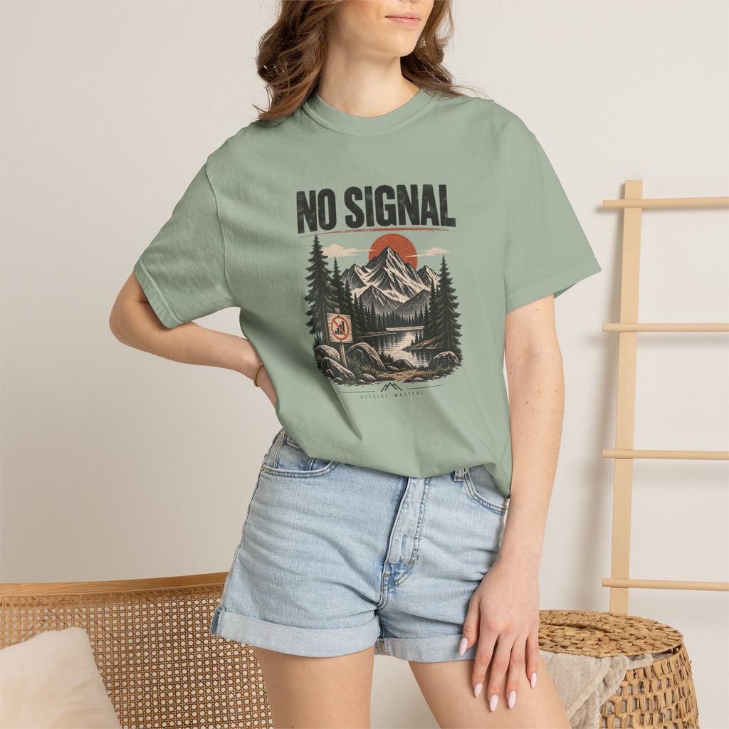 No Signal | Heavyweight Graphic T-Shirt