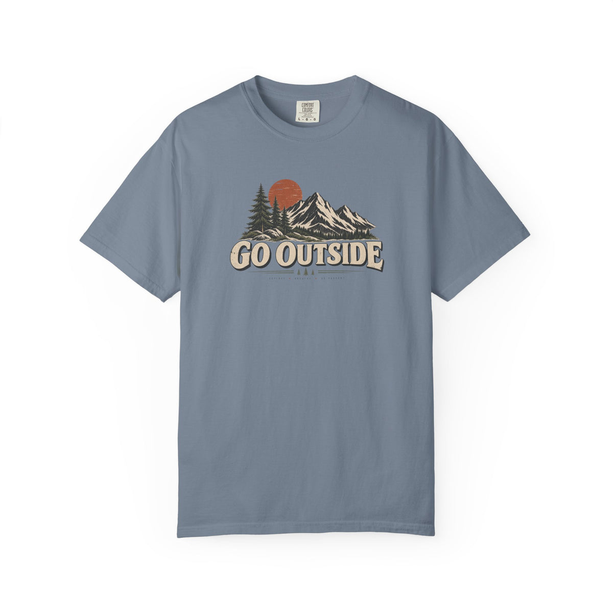 Go Outside | Heavyweight Graphic T-Shirt