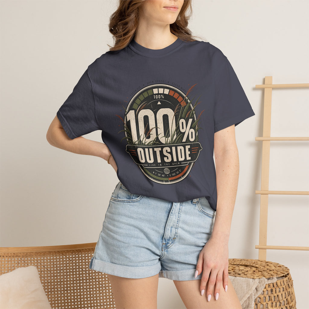 100% Outside | Heavyweight Graphic T-Shirt