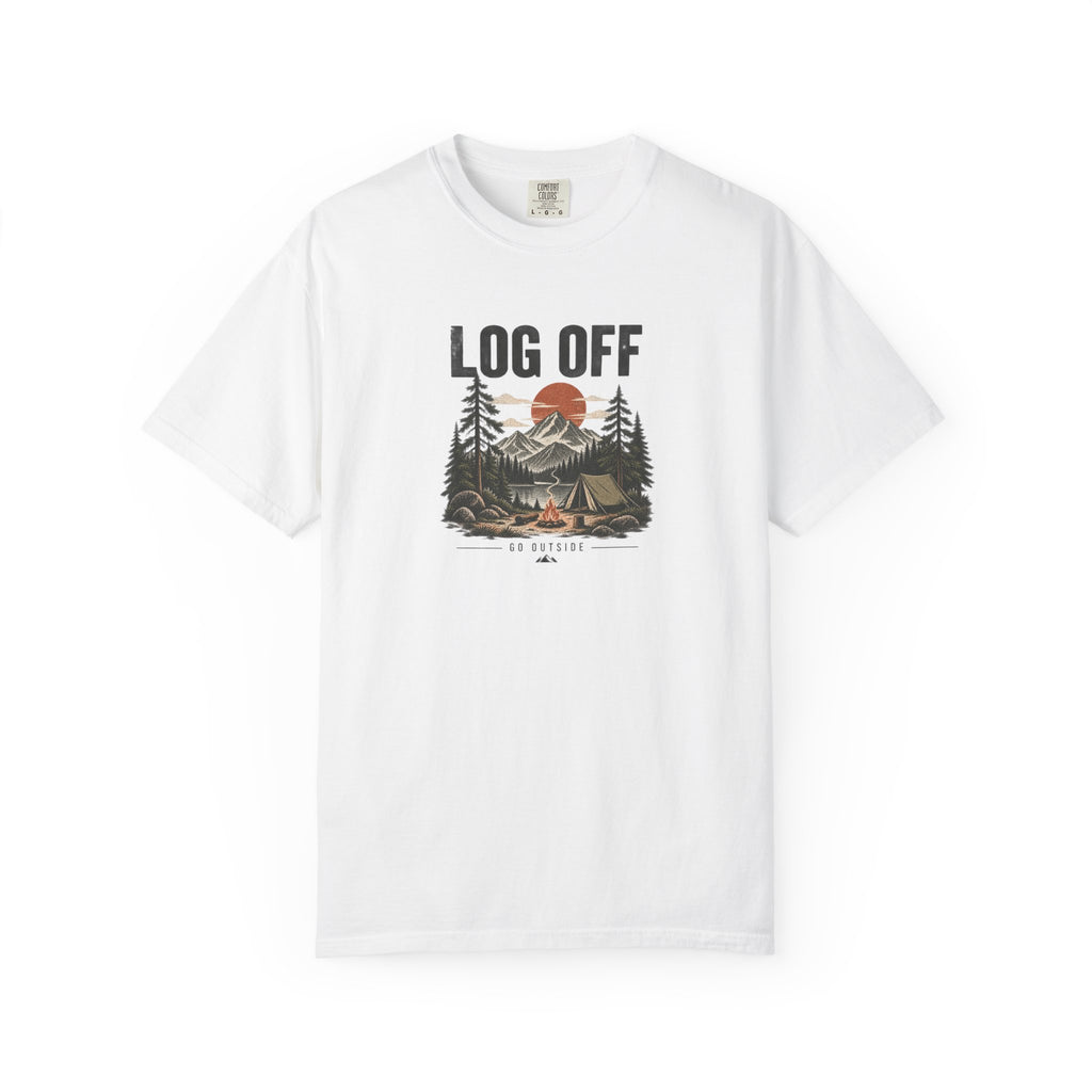 Log Off | Heavyweight Graphic T-Shirt