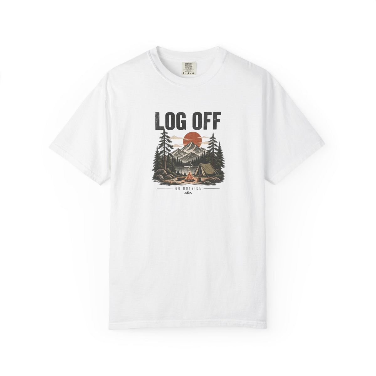 Log Off | Heavyweight Graphic T-Shirt