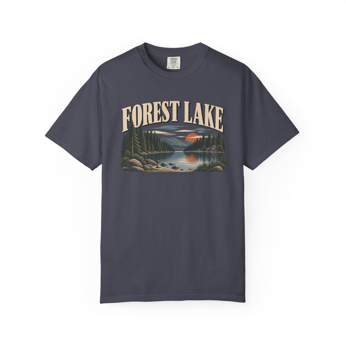Forest Lake | Heavyweight Graphic T-Shirt