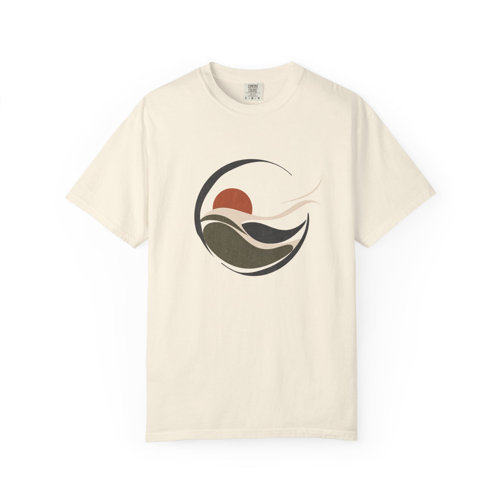 Abstract Wave | Heavyweight Graphic T-Shirt