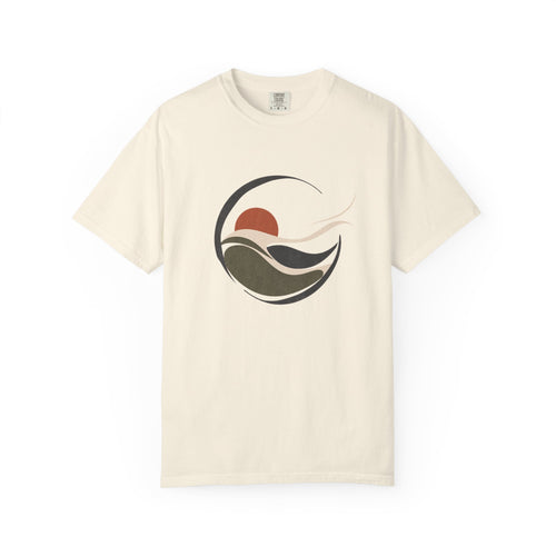 Abstract Wave | Heavyweight Graphic T-Shirt