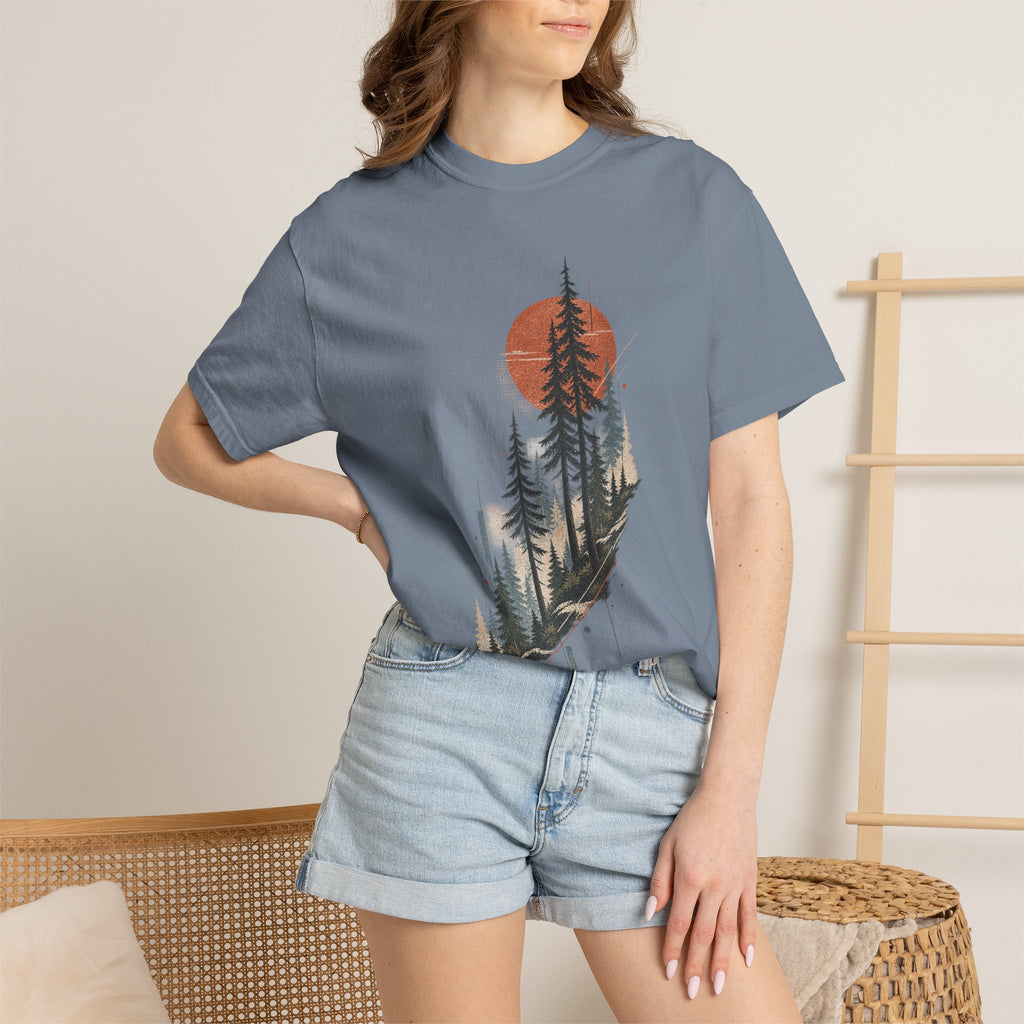 Forest Abstract | Heavyweight Graphic T-Shirt