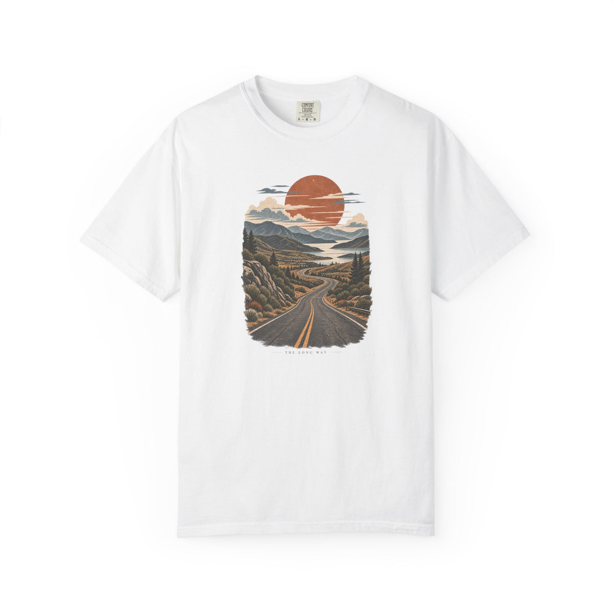 The Long Way | Heavyweight Graphic T-Shirt