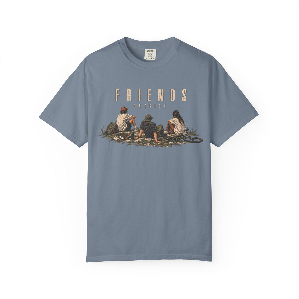 Friends Outside | Heavyweight Graphic T-Shirt