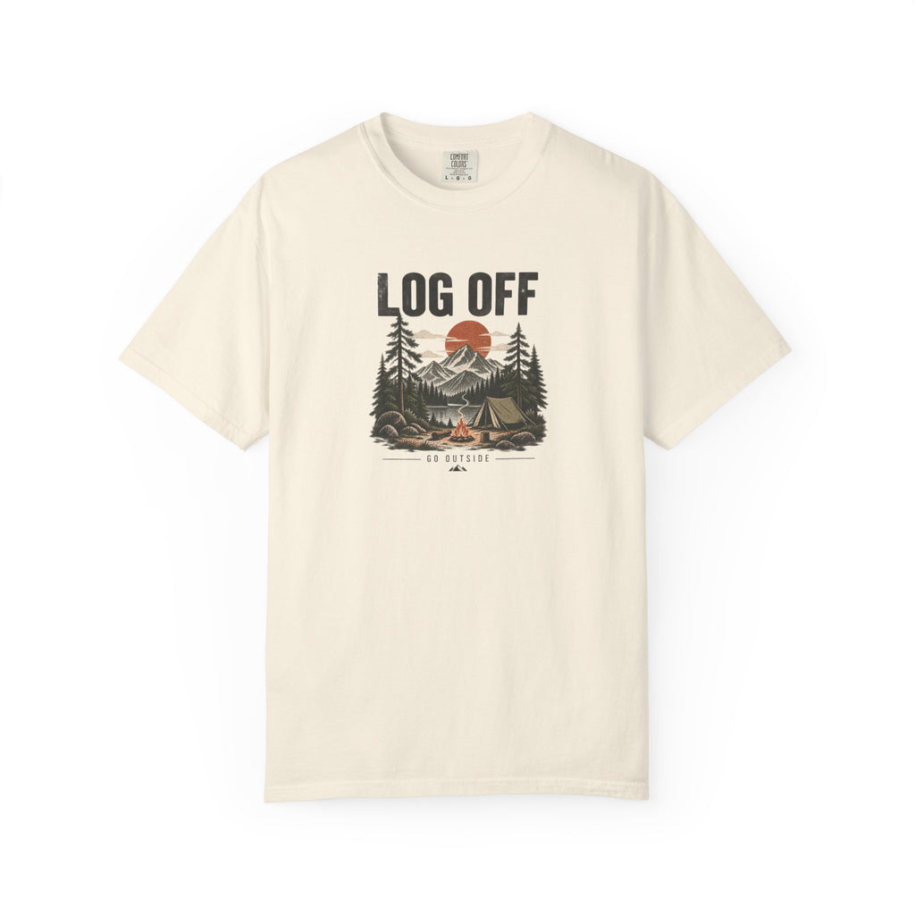 Log Off | Heavyweight Graphic T-Shirt