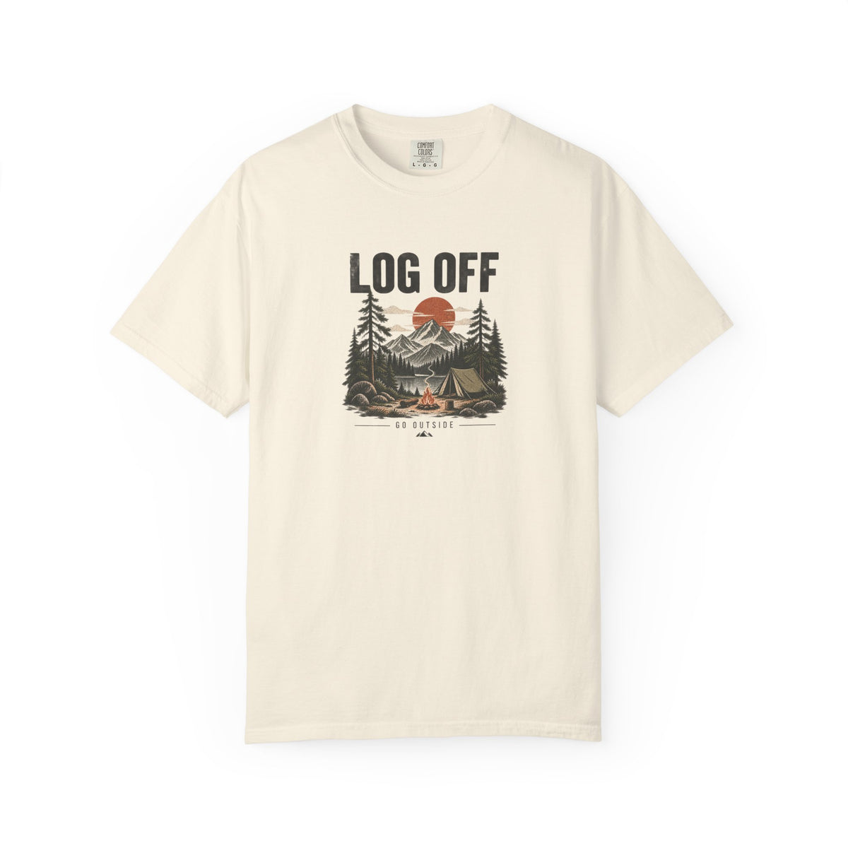 Log Off | Heavyweight Graphic T-Shirt