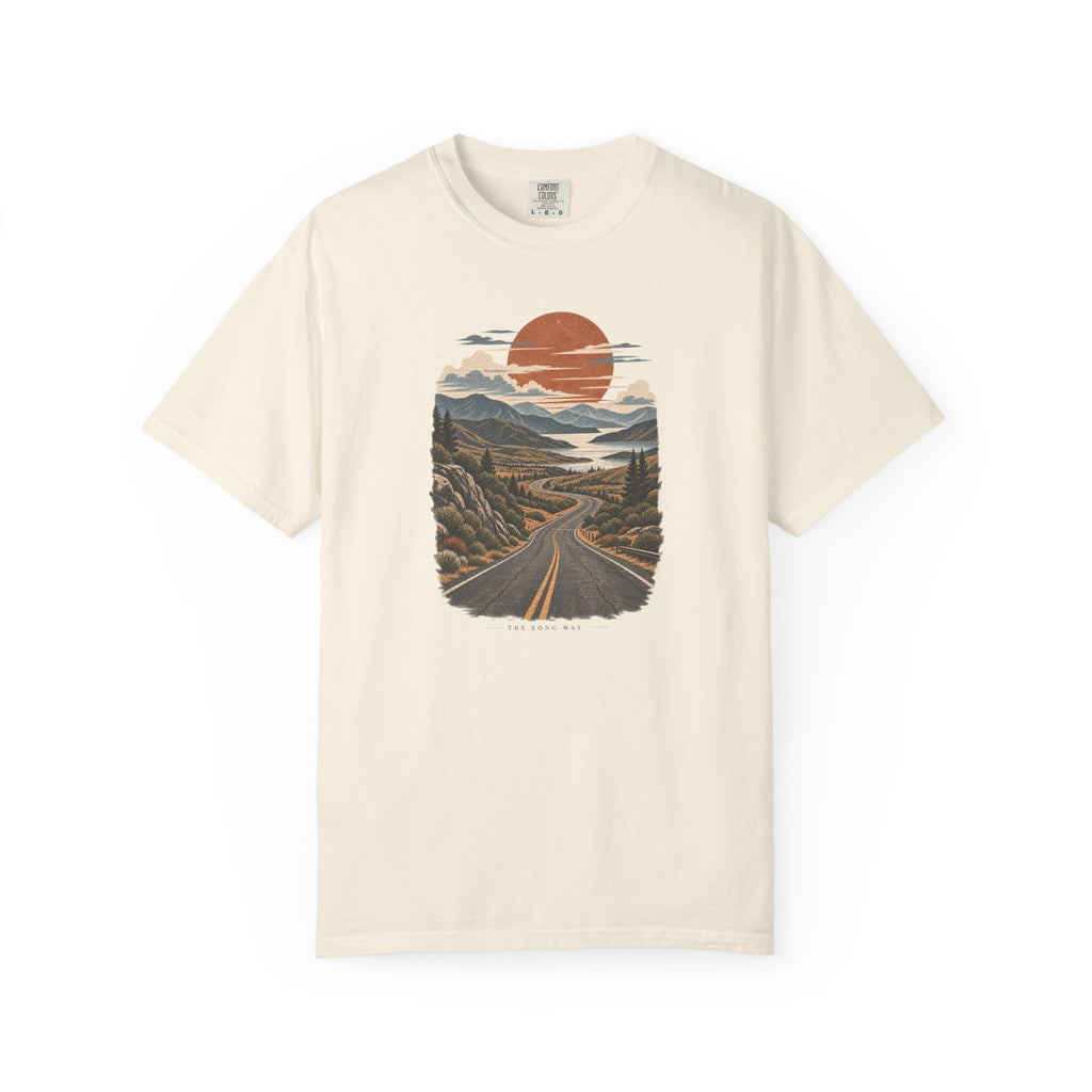 The Long Way | Heavyweight Graphic T-Shirt