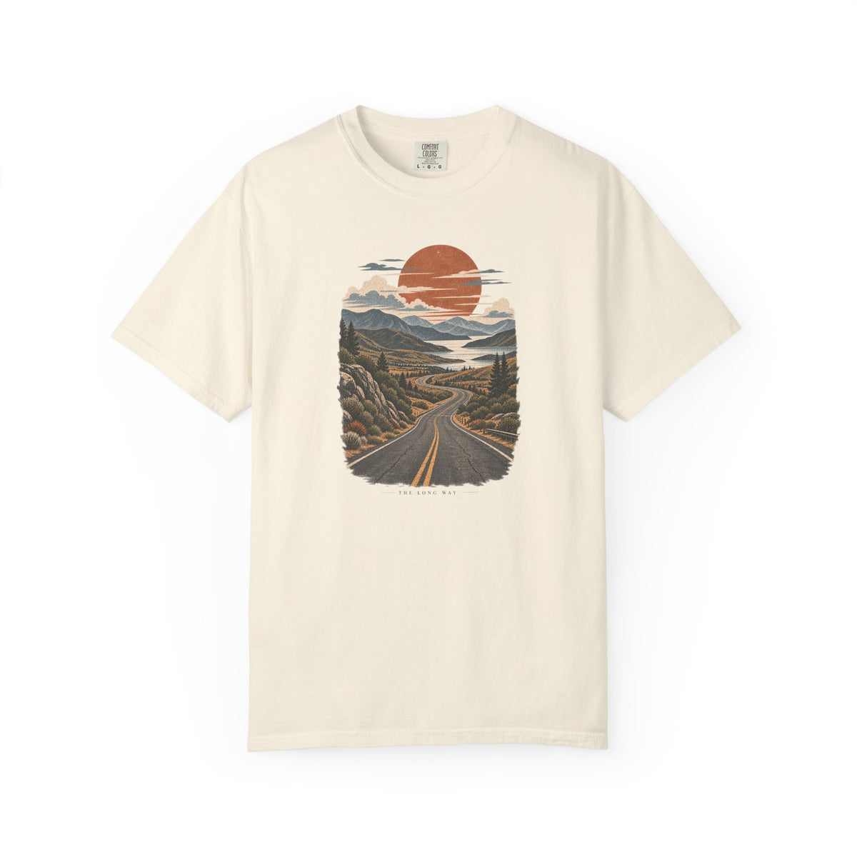 The Long Way | Heavyweight Graphic T-Shirt