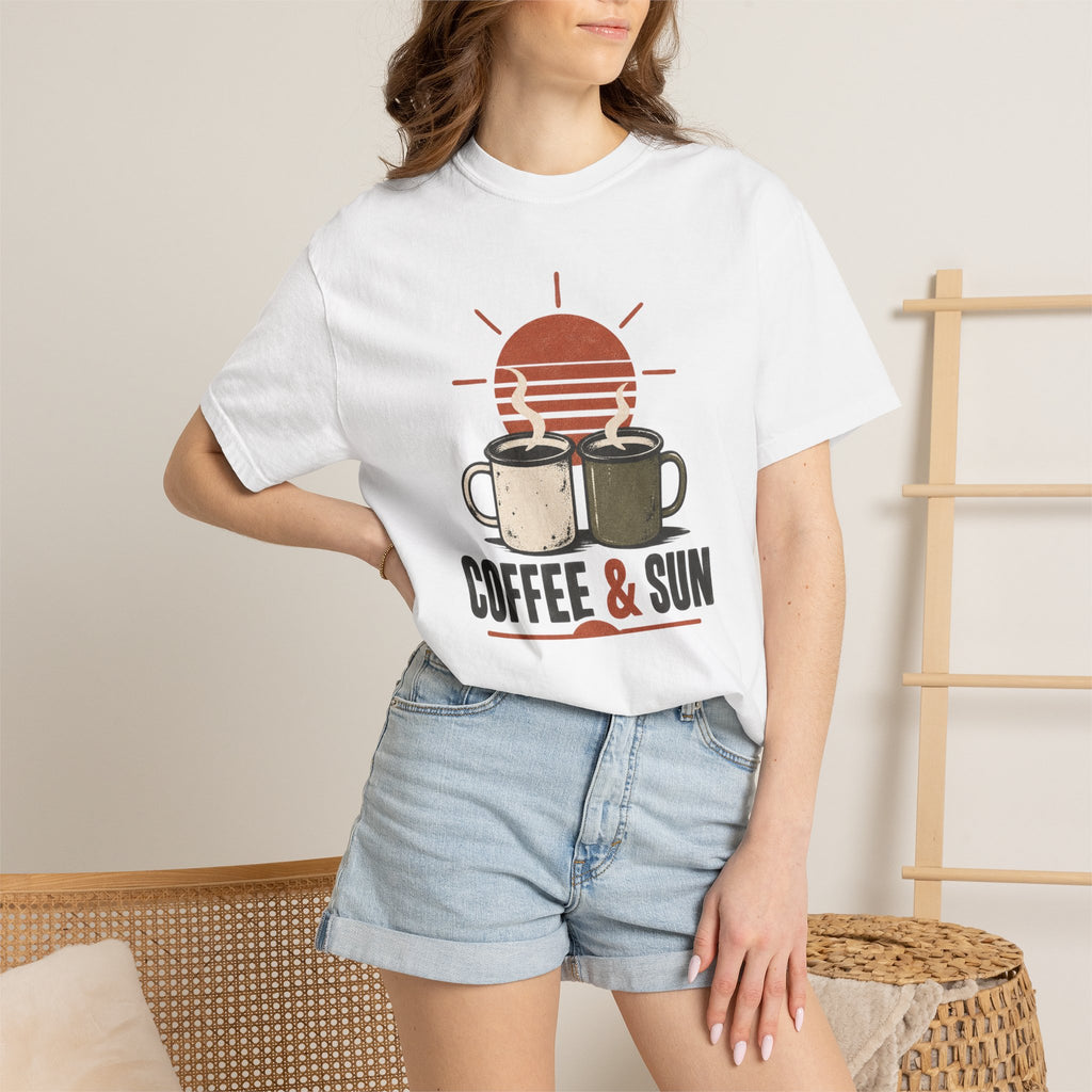 Coffee & Sun | Heavyweight Graphic T-Shirt