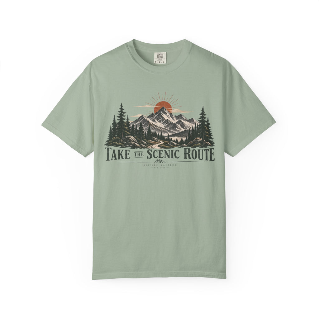 Take the Scenic Route | Heavyweight Graphic T-Shirt