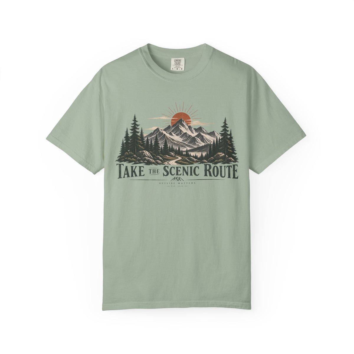 Take the Scenic Route | Heavyweight Graphic T-Shirt