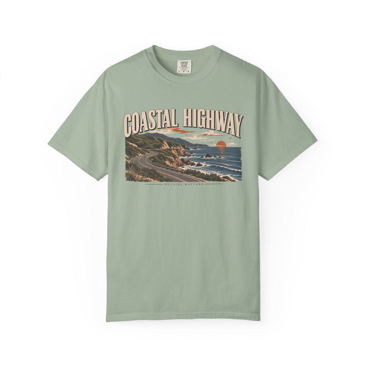 Coastal Highway | Heavyweight Graphic T-Shirt