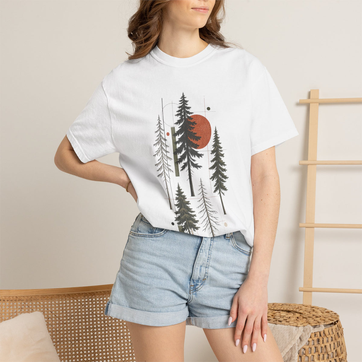 Sunset Pines | Heavyweight Graphic T-Shirt