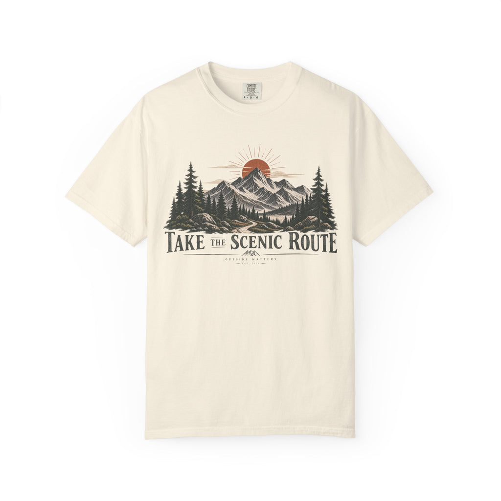 Take the Scenic Route | Heavyweight Graphic T-Shirt
