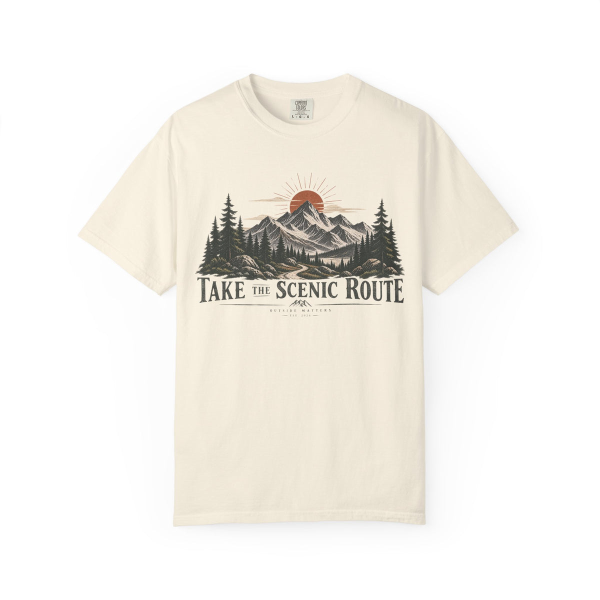 Take the Scenic Route | Heavyweight Graphic T-Shirt