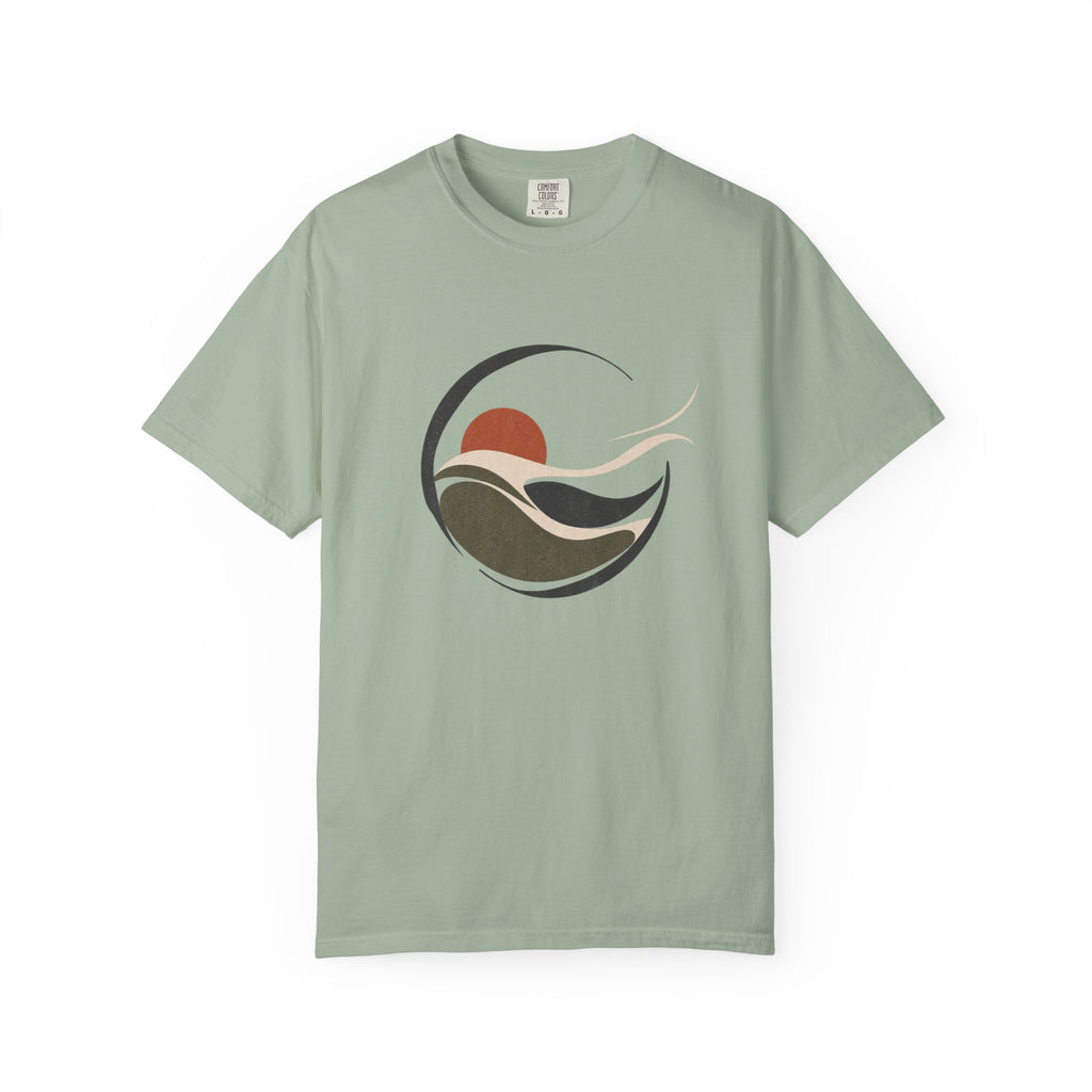 Abstract Wave | Heavyweight Graphic T-Shirt