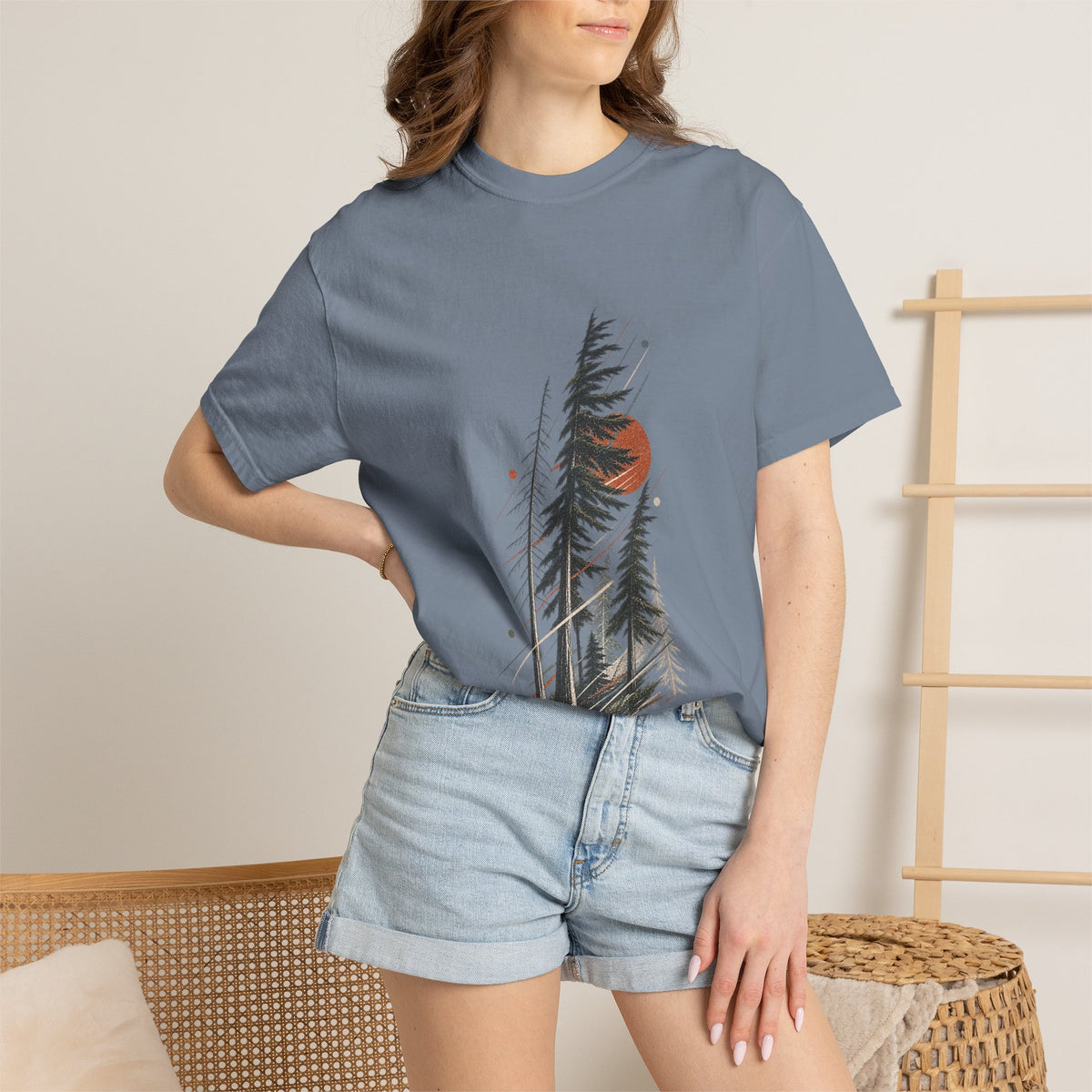 Forest Sun | Heavyweight Graphic T-Shirt