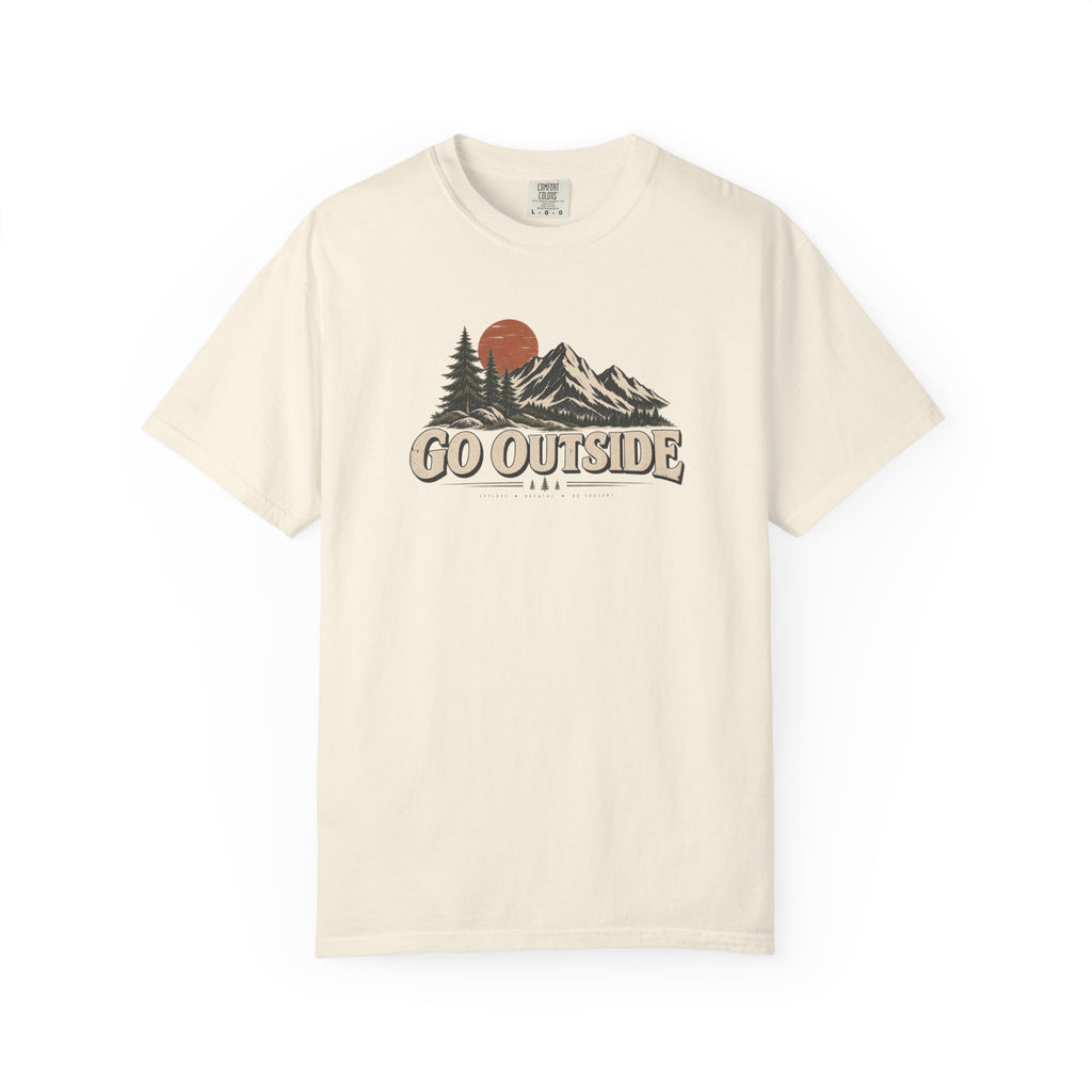 Go Outside | Heavyweight Graphic T-Shirt