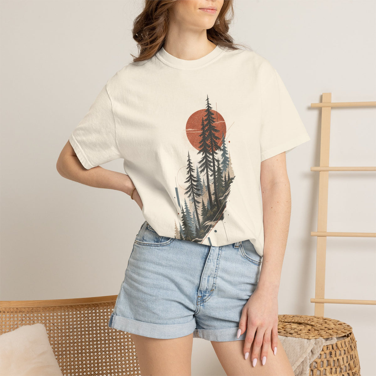 Forest Abstract | Heavyweight Graphic T-Shirt