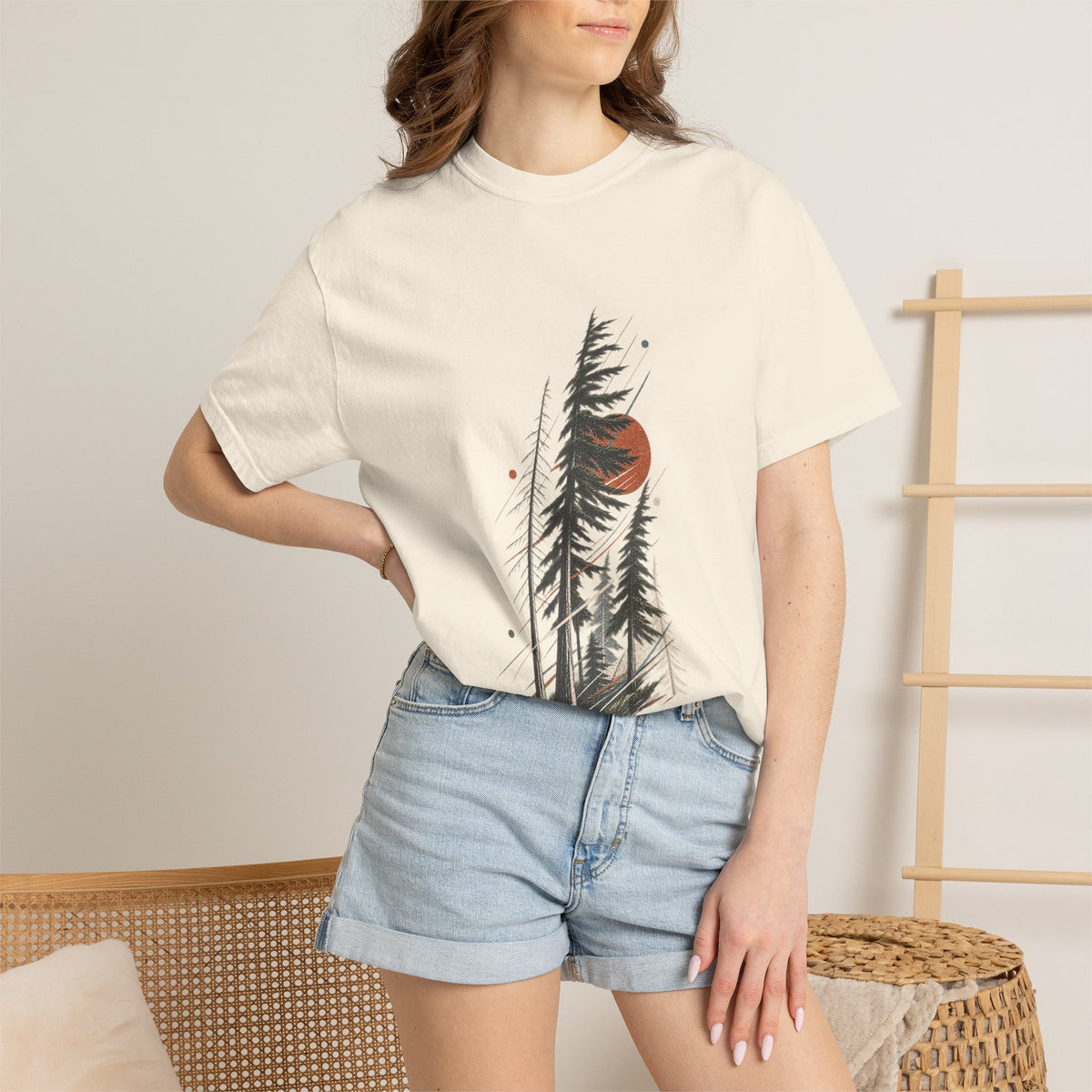 Forest Sun | Heavyweight Graphic T-Shirt