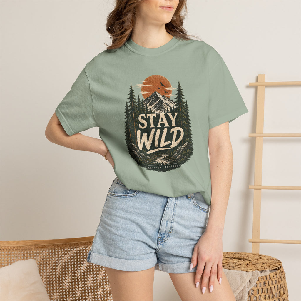 Stay Wild | Heavyweight Graphic T-Shirt