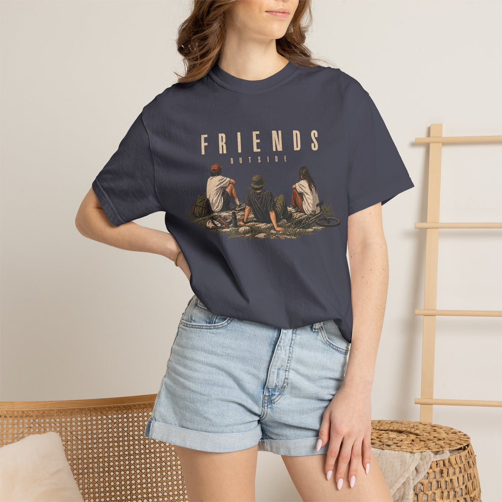 Friends Outside | Heavyweight Graphic T-Shirt