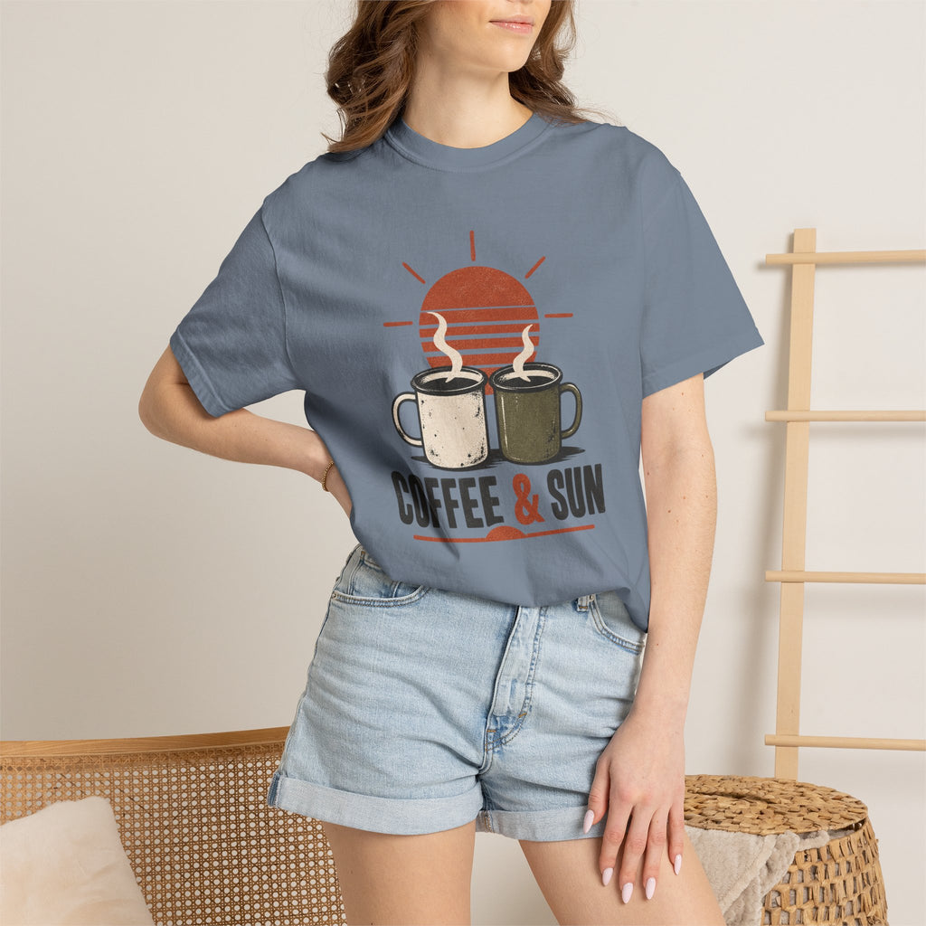 Coffee & Sun | Heavyweight Graphic T-Shirt