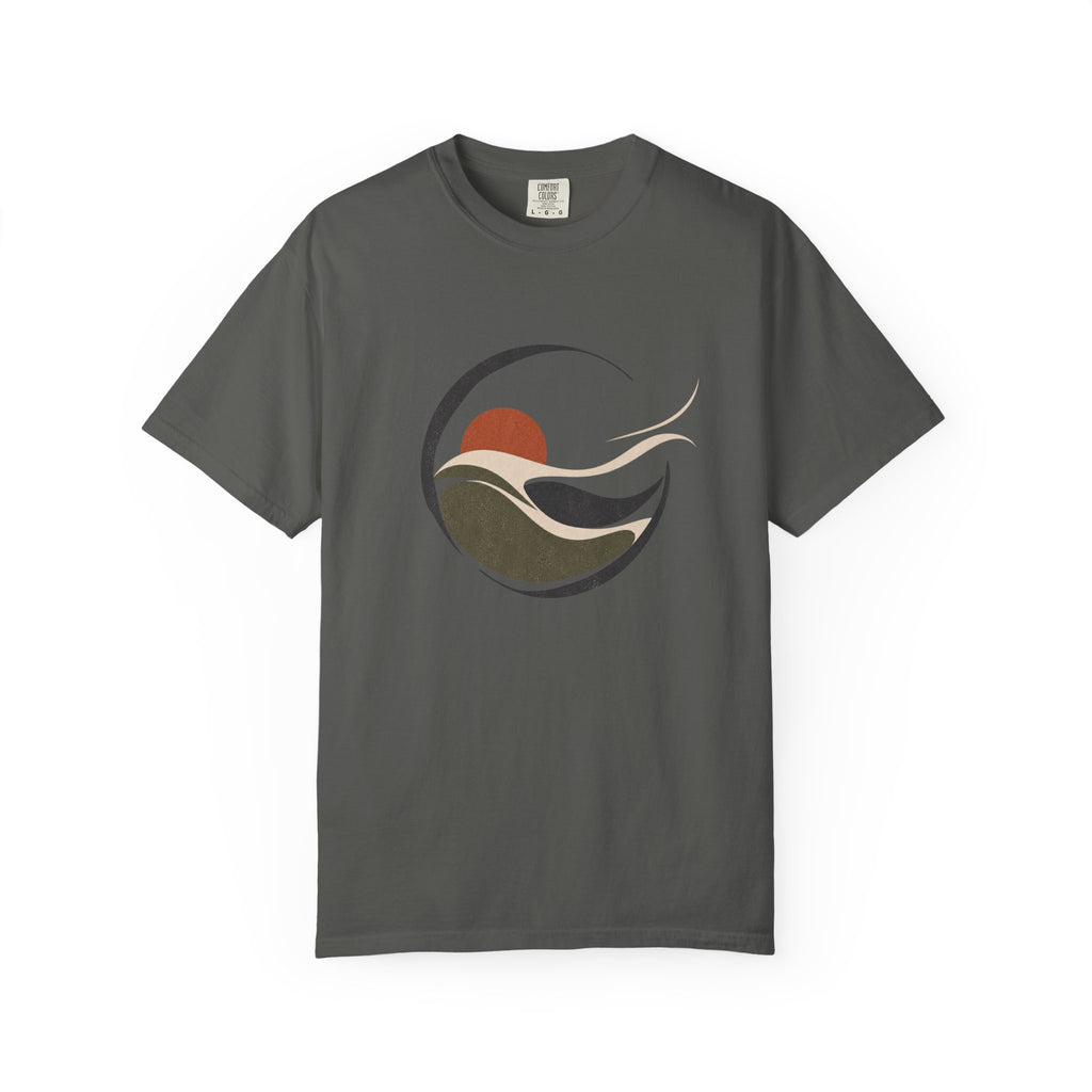 Abstract Wave | Heavyweight Graphic T-Shirt