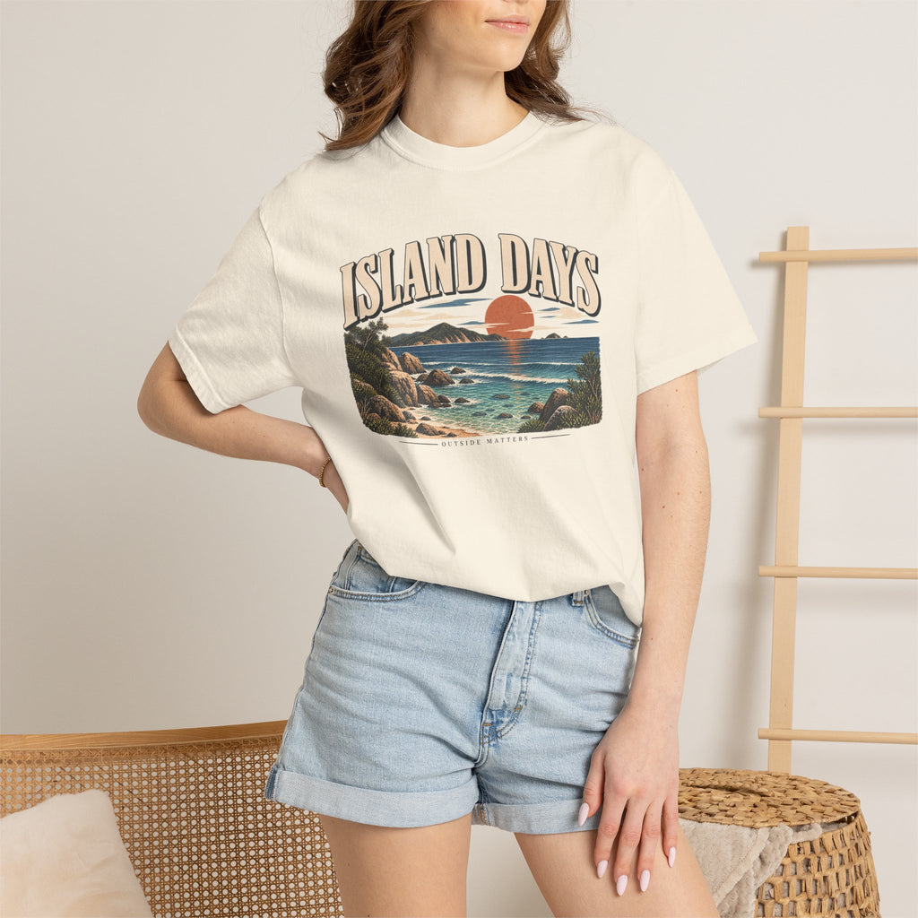 Island Days | Heavyweight Graphic T-Shirt