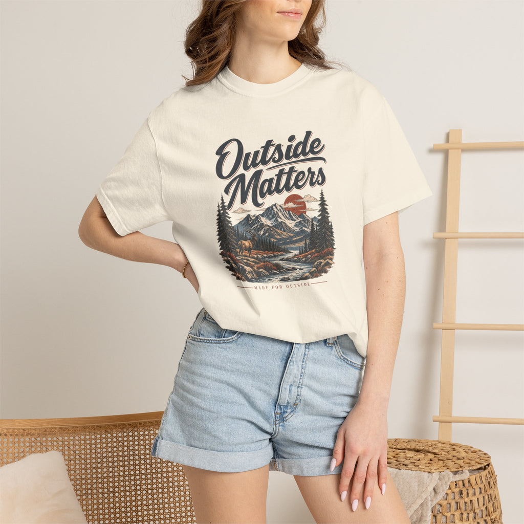 Outside Matters River | Heavyweight Graphic T-Shirt