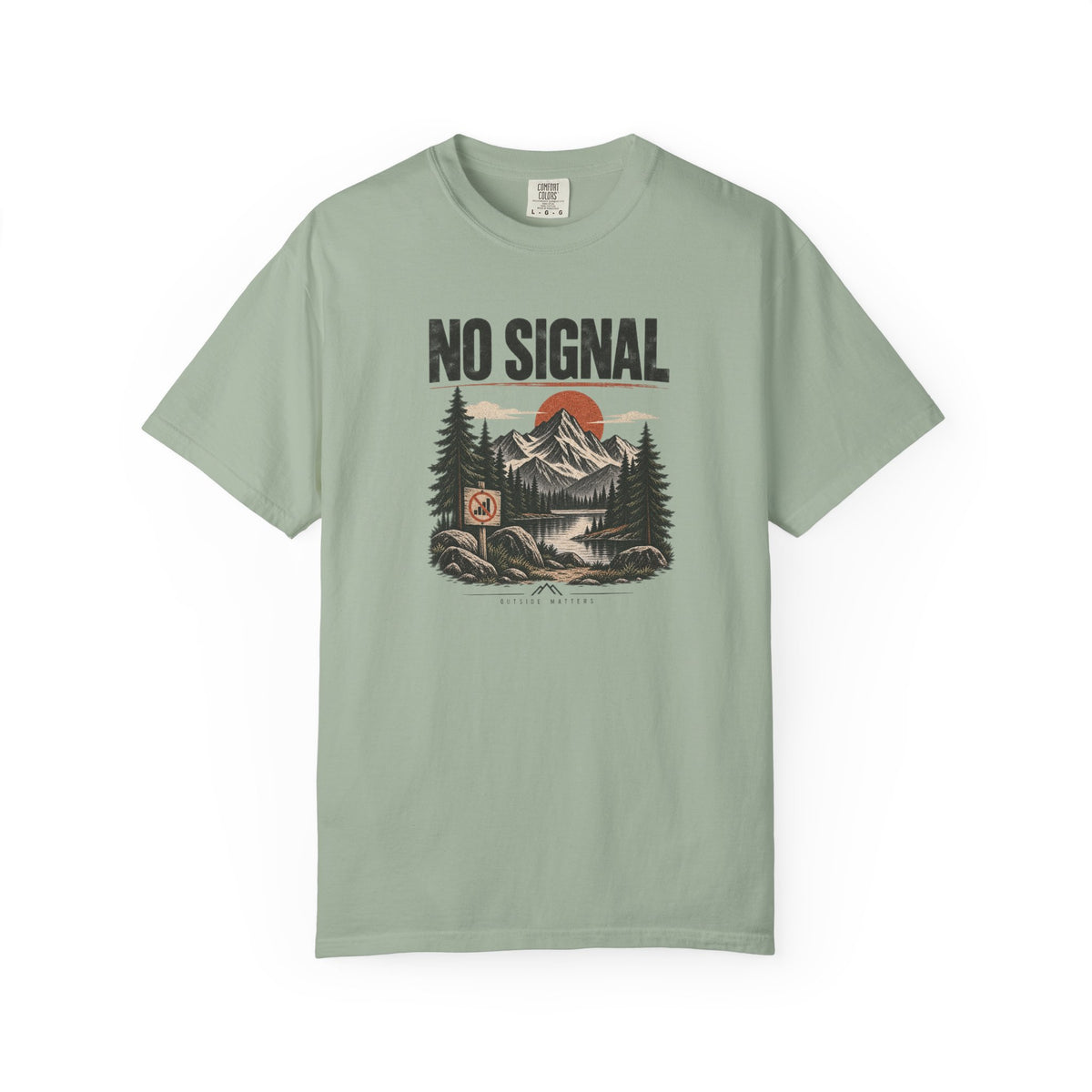 No Signal | Heavyweight Graphic T-Shirt