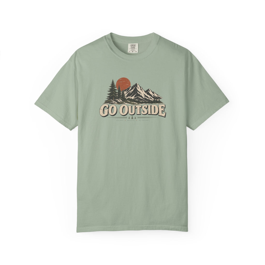 Go Outside | Heavyweight Graphic T-Shirt