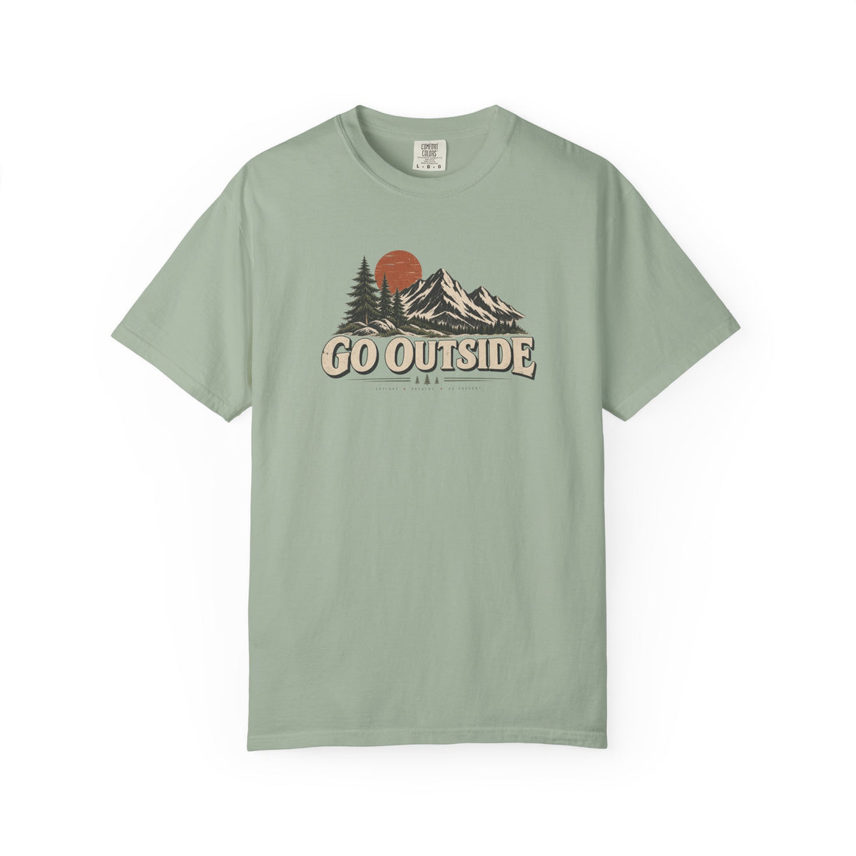 Go Outside | Heavyweight Graphic T-Shirt